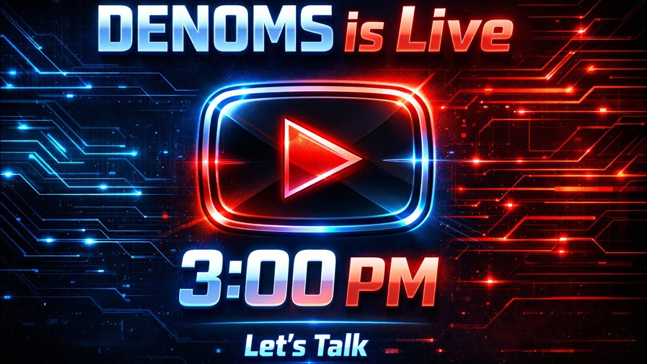 🔴 #denoms is #live