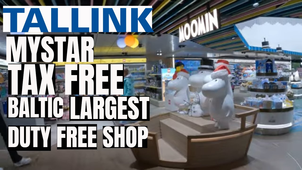 Tallink MyStar Baltic sea largest SHOP Tax free Duty shop ferry cruise risteily