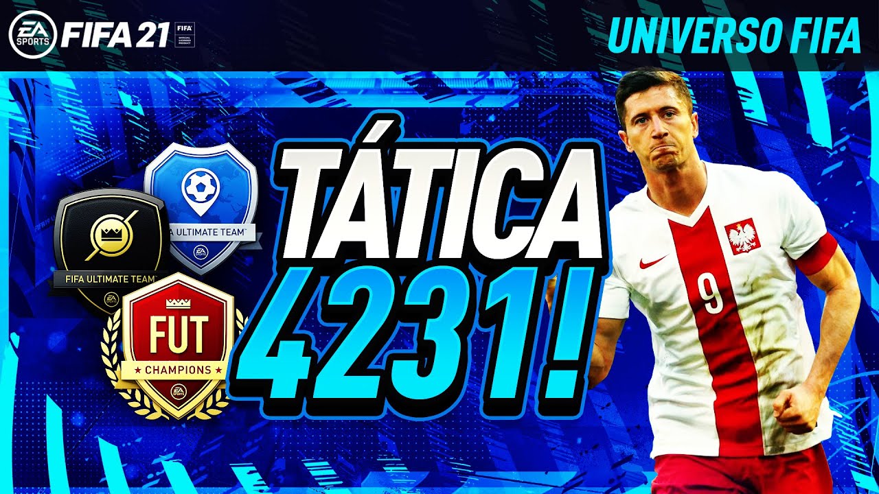 FIFA 21 - TÁTICA PERSONALIZADA 4-2-3-1 DO MOMENTO MUITO OFENSIVA!
