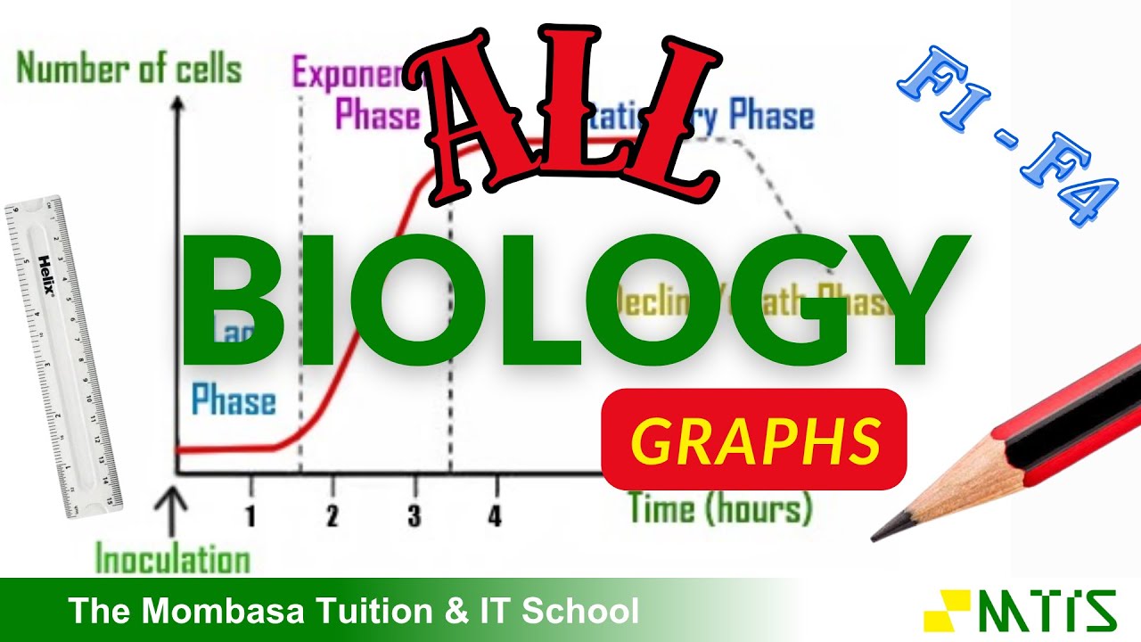 ALL BIOLOGY GRAPHS YOU MUST KNOW FOR  KCSE (FORM 1–4) PAPER 2