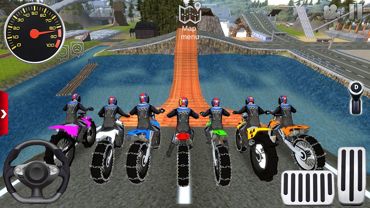 Impossible Bike Mega Stunt Ramp Simulator #1 - Extreme Motocross Dirt Bike Racing - Android GamePlay