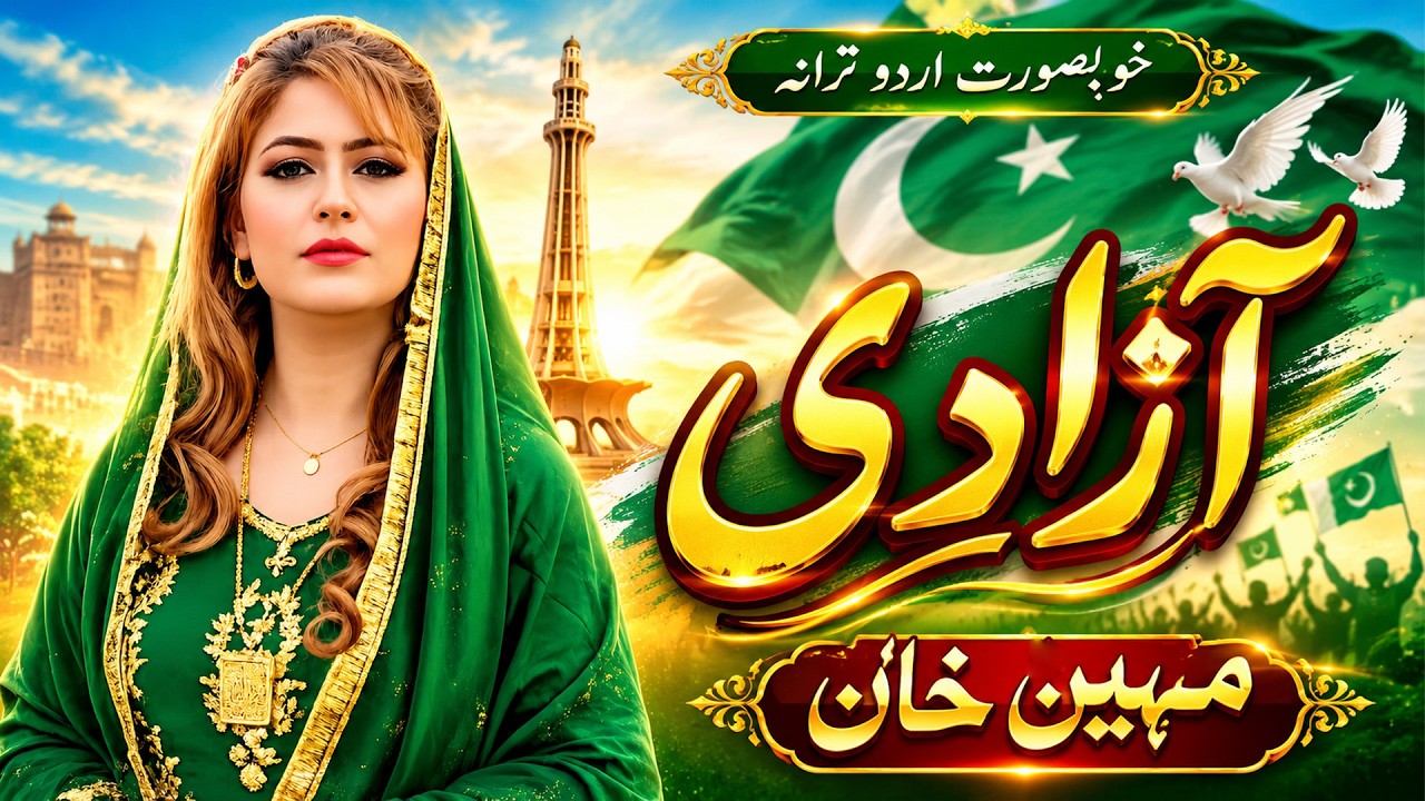 AZADI AZADI | MAHEEN KHAN | URDU TARANA 2026 | OFFICIAL PATRIOTIC SONG 🇵🇰