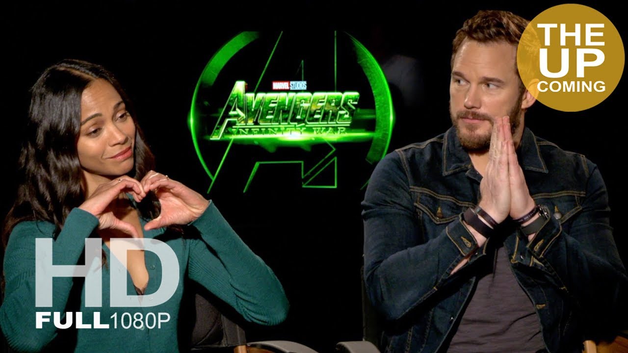 Chris Pratt and Zoe Saldana Avengers Infinity War interview