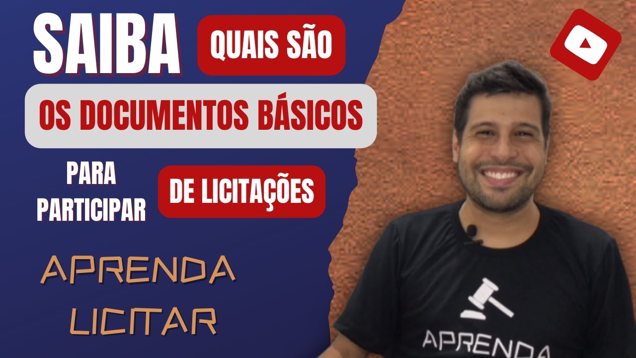 DOCUMENTAÇÃO BÁSICA PARA PARTICIPAR DE LICITAÇÕES