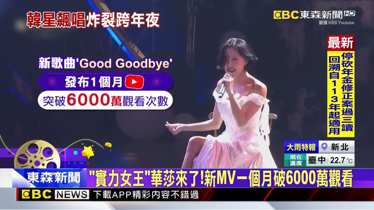 華莎、朴正民青龍獎CP感炸裂！新北跨年夜新北淡水唱壓軸