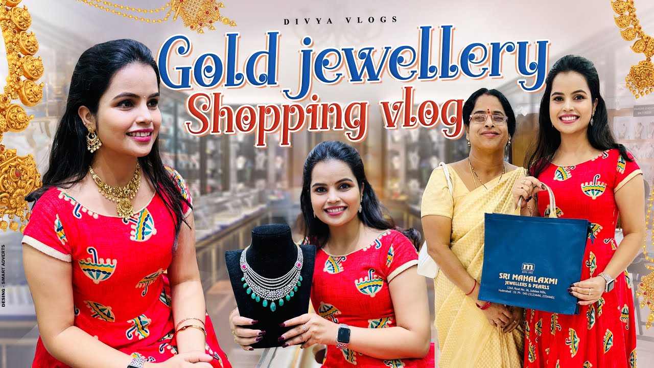 Gold Jewellery Shopping Vlog 🛍️ || My Wedding Jewellery Collection || Mum Gifted 🎁 || Divya Vlogs