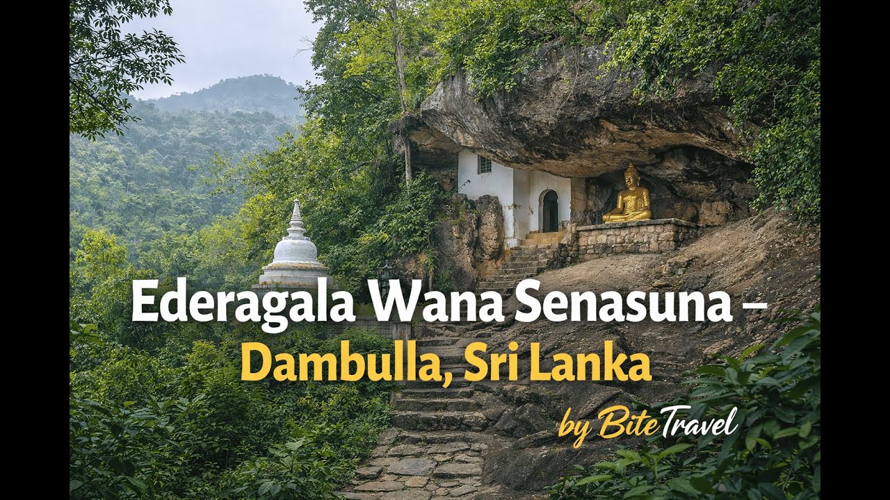 Ederagala Wana Senasuna, Dambulla - Hidden Buddhist Cave Temple in Sri Lanka #dambulla #srilanka