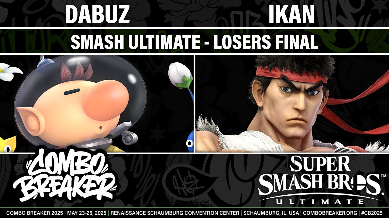 COMBO BREAKER 2025 LOSERS FINAL - Dabuz (Rosalina, Olimar) vs Ikan (Ryu) - Smash Ultimate