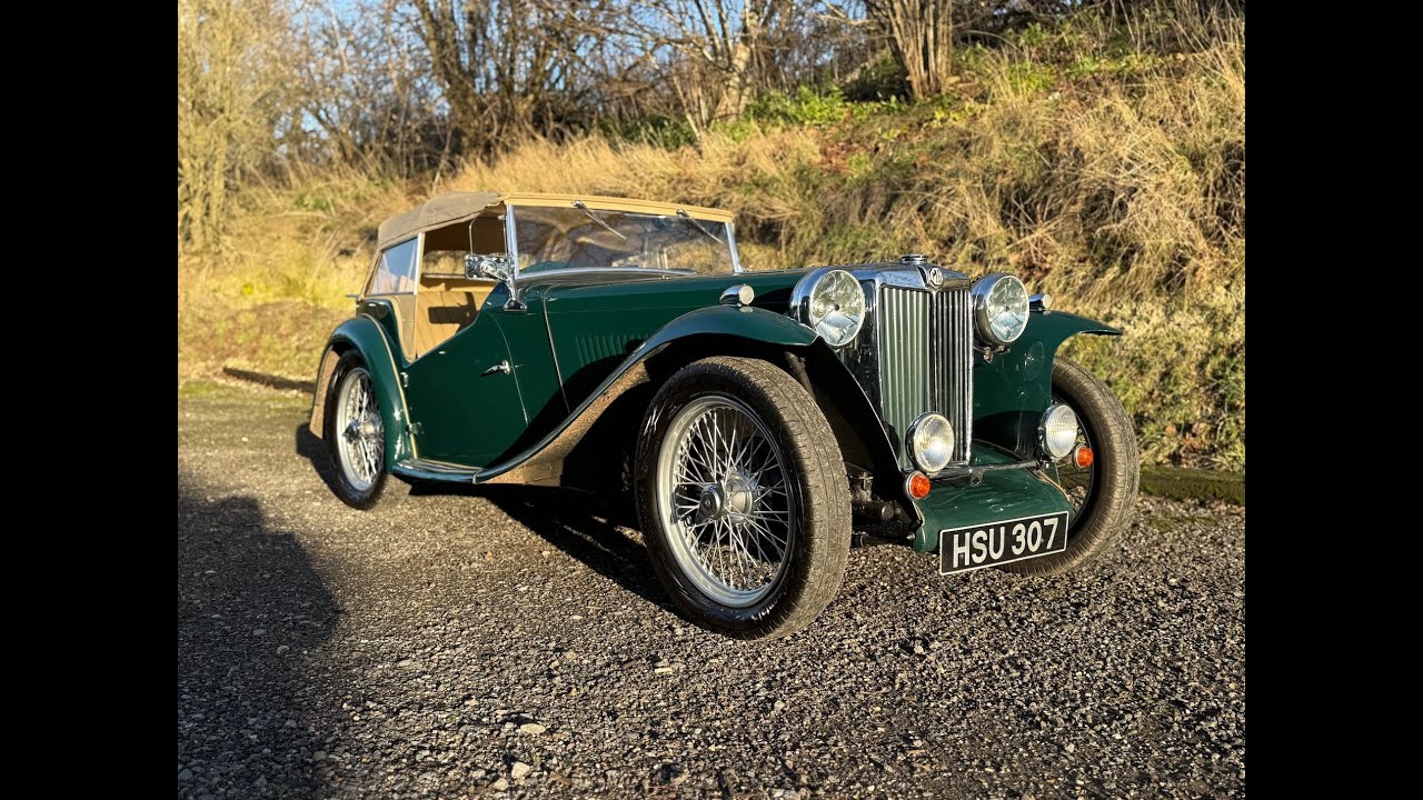 Автомобиль MG TC 1947 года выпуска с нагнетателем Eaton предлагается к продаже компанией Robin LA...