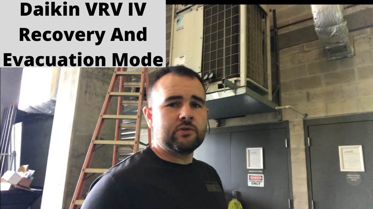 Daikin VRV IV — Как активировать режим рекуперации и откачки хладагента