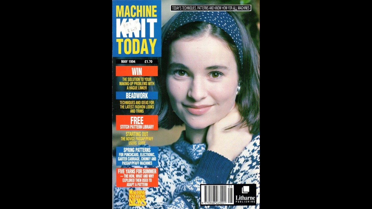 Machine knit today magazine №5_1994 Fashion magazine in english