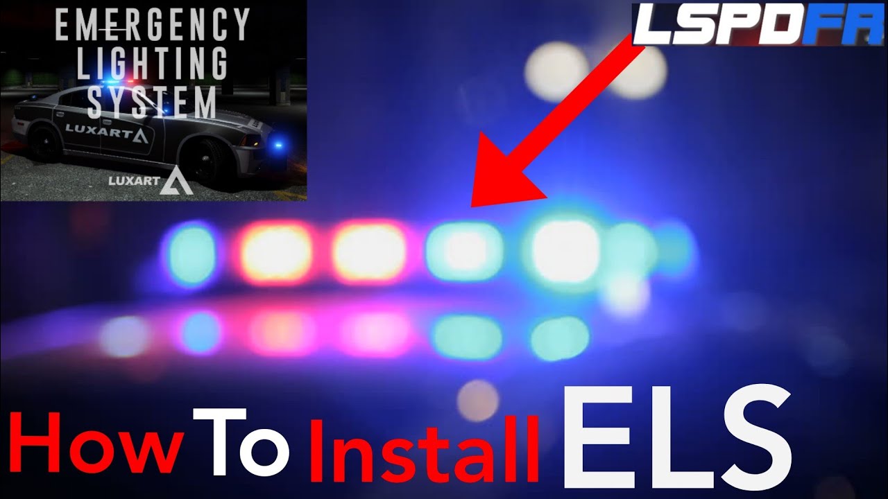 How To Install ELS(Emergency Lighting System) by: Lt.Caine |LSPDFR| |GTA V|Tutorial!!