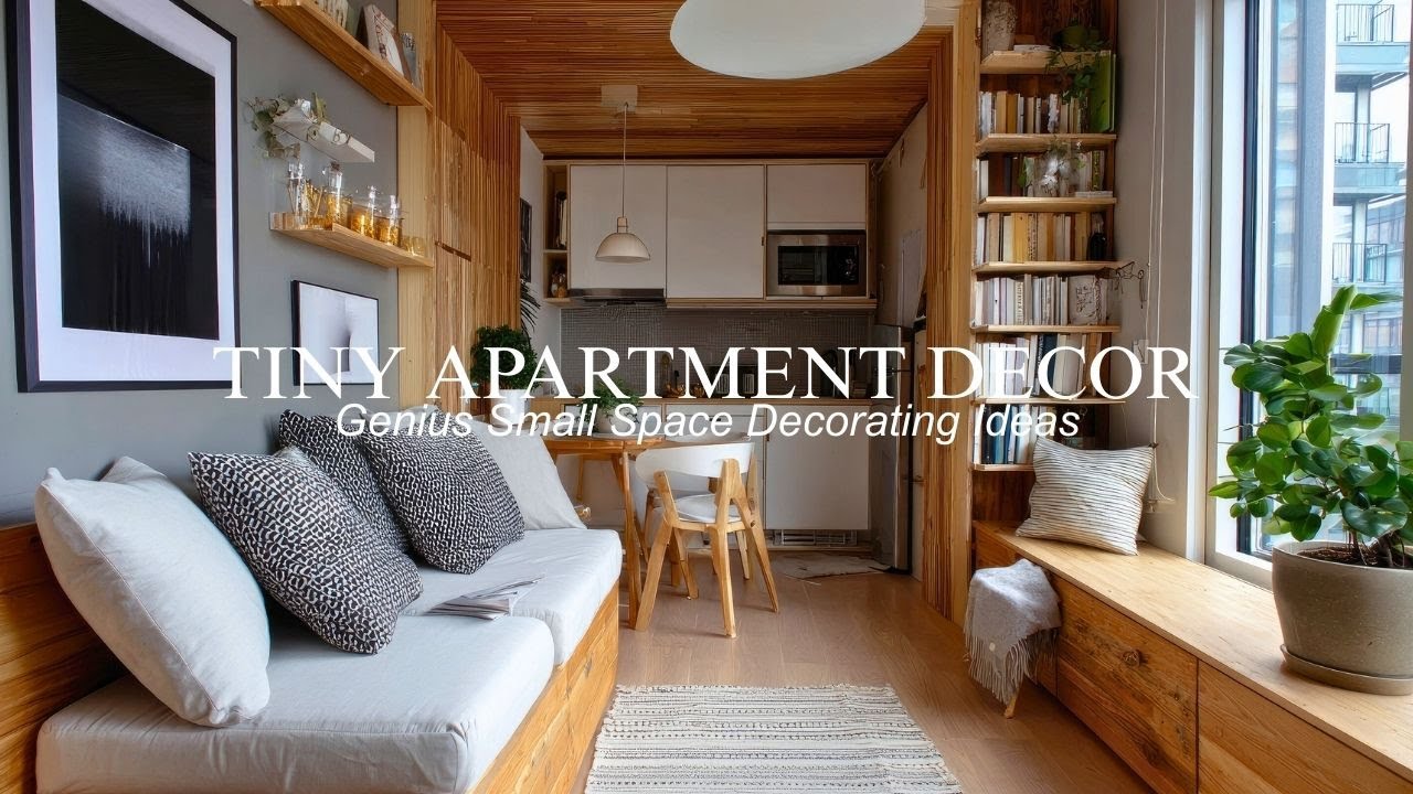 Tiny Apartment Decorating Ideas | Smart Furniture & Layout Ideas for Small Homes