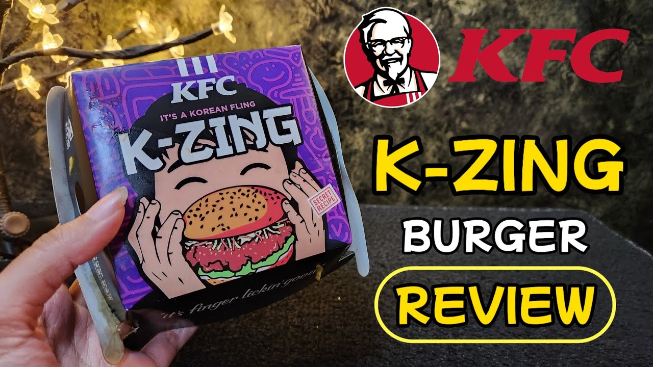 KFC K Zing Burger Review 🍔😱 KFC New k-zing Korean Burger Pakistan
