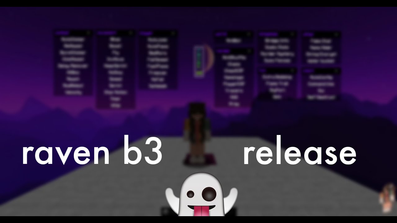 raven b3 - the BEST free ghost client (1.8.9)