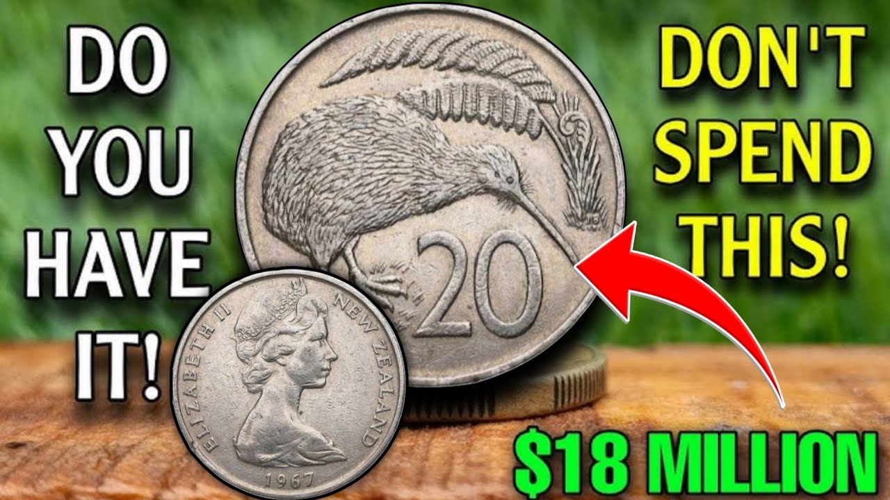 Most Valuable New Zealand 20 Cents kiwi dirty coins are worth huge money