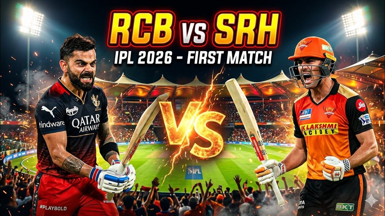 Breaking: IPL 2026 Schedule Released | 28 March से शुरू होगा IPL | RCB vs SRH पहला मैच