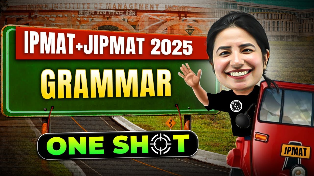 GRAMMAR | VARC | ONE SHOT | IPMAT + JIPMAT 2025  PREPARATION