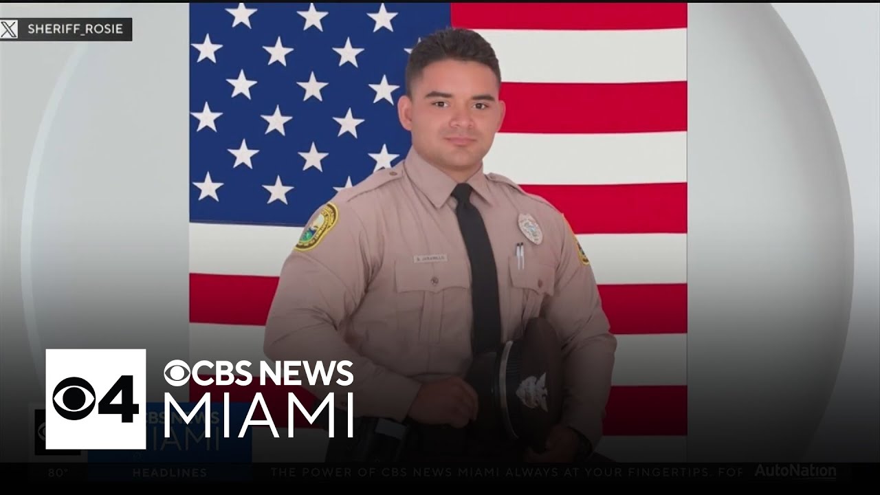 Community pays their respect at memorial for Miami-Dade Deputy Devin Jaramillo