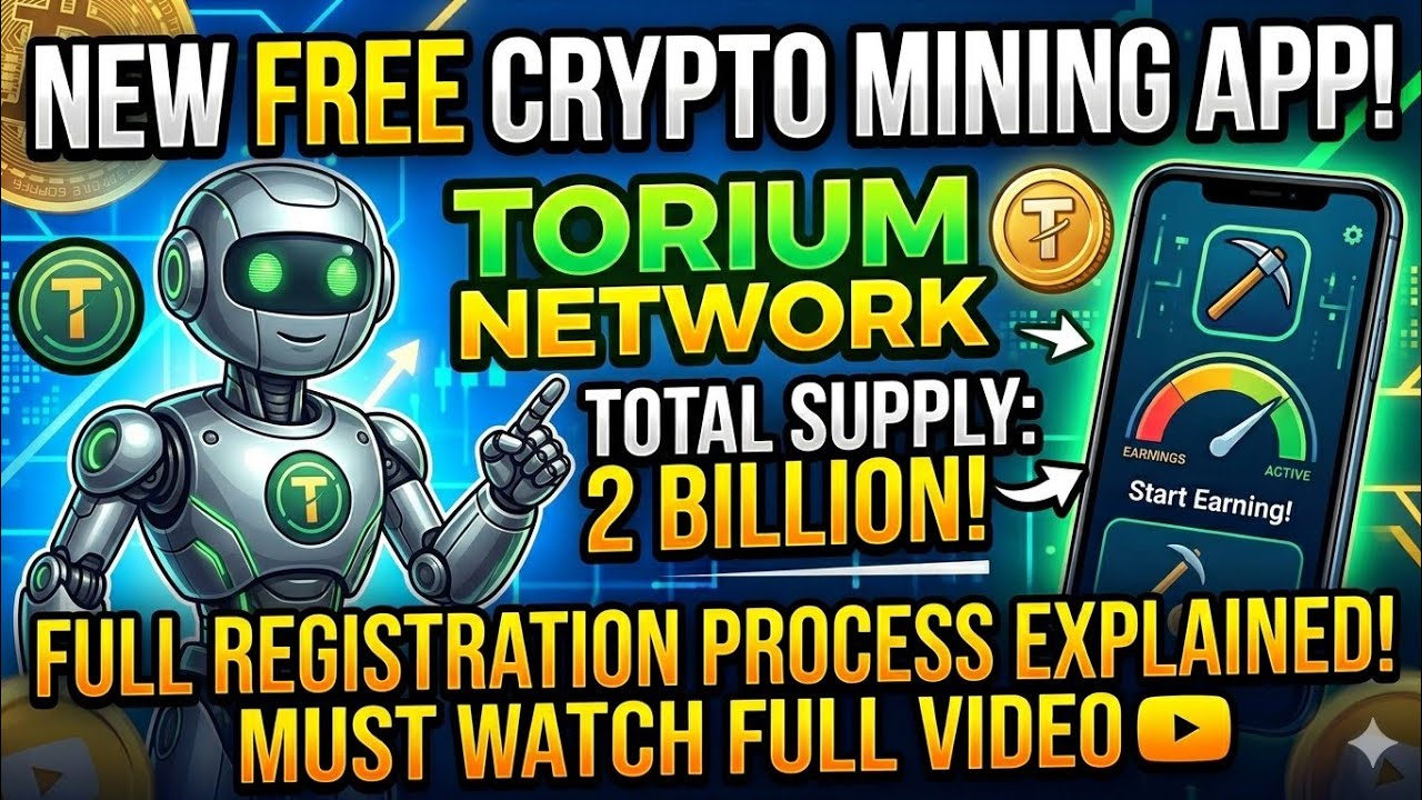 Torium network || New free crypto mining app || Joining process explained in Telugu ✅ || #torium