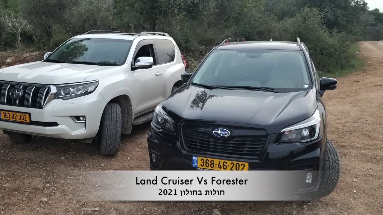 Forester Subaru Vs Land Cruiser Toyota, Off-road Challenge on sand