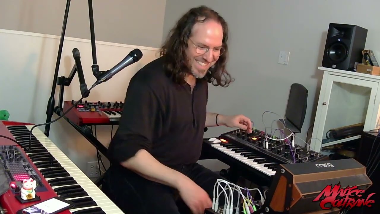 Everybody in the Wave Pool! – Moog semi-modular synth jam livestream excerpt
