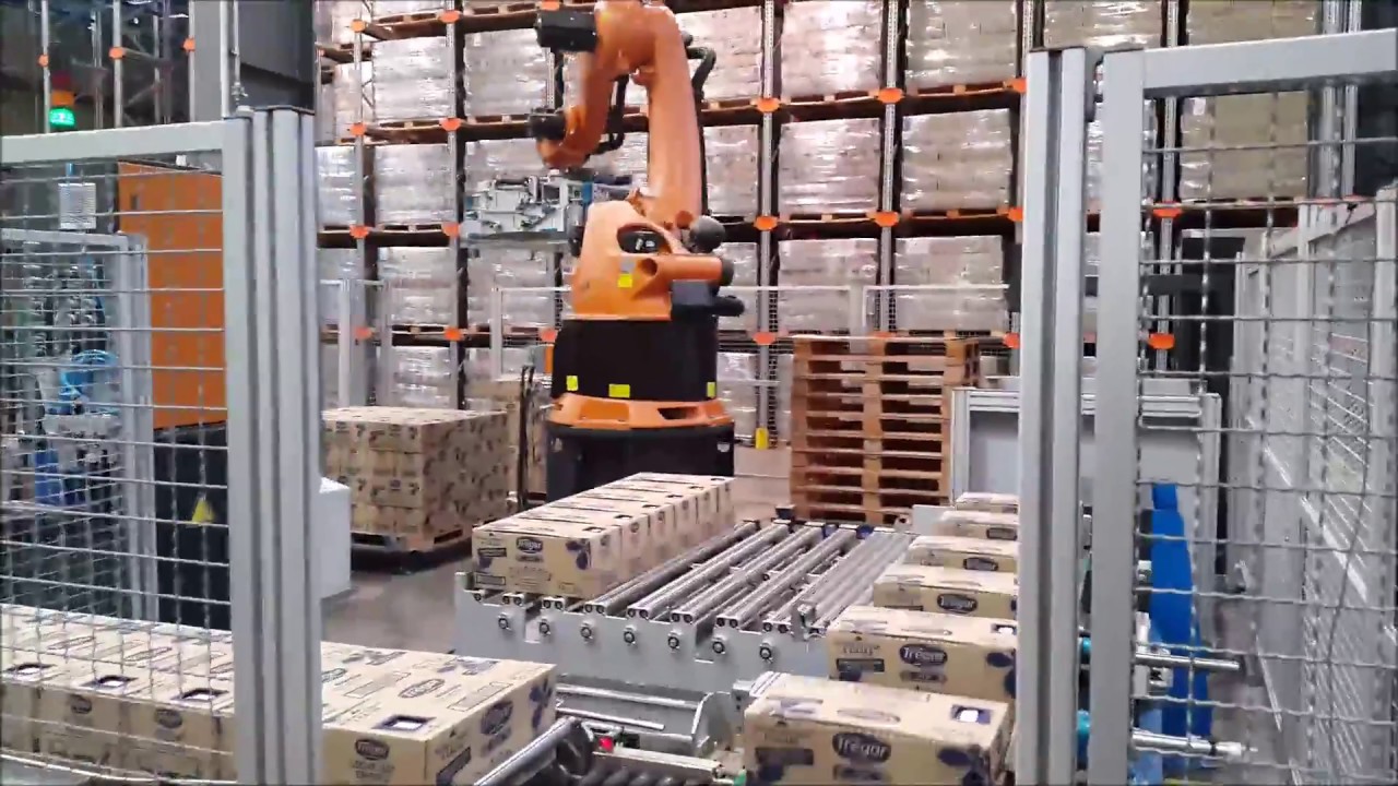 Final de Linea - Paletizado de cajas capa completa