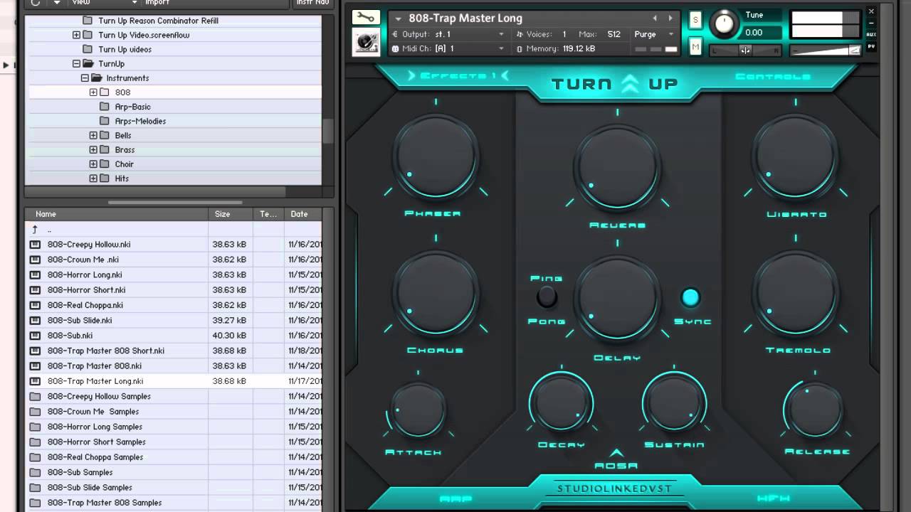 TURN UP (Trap VSTi,Kontakt,Refill) Inspired by Mike Will,Drake