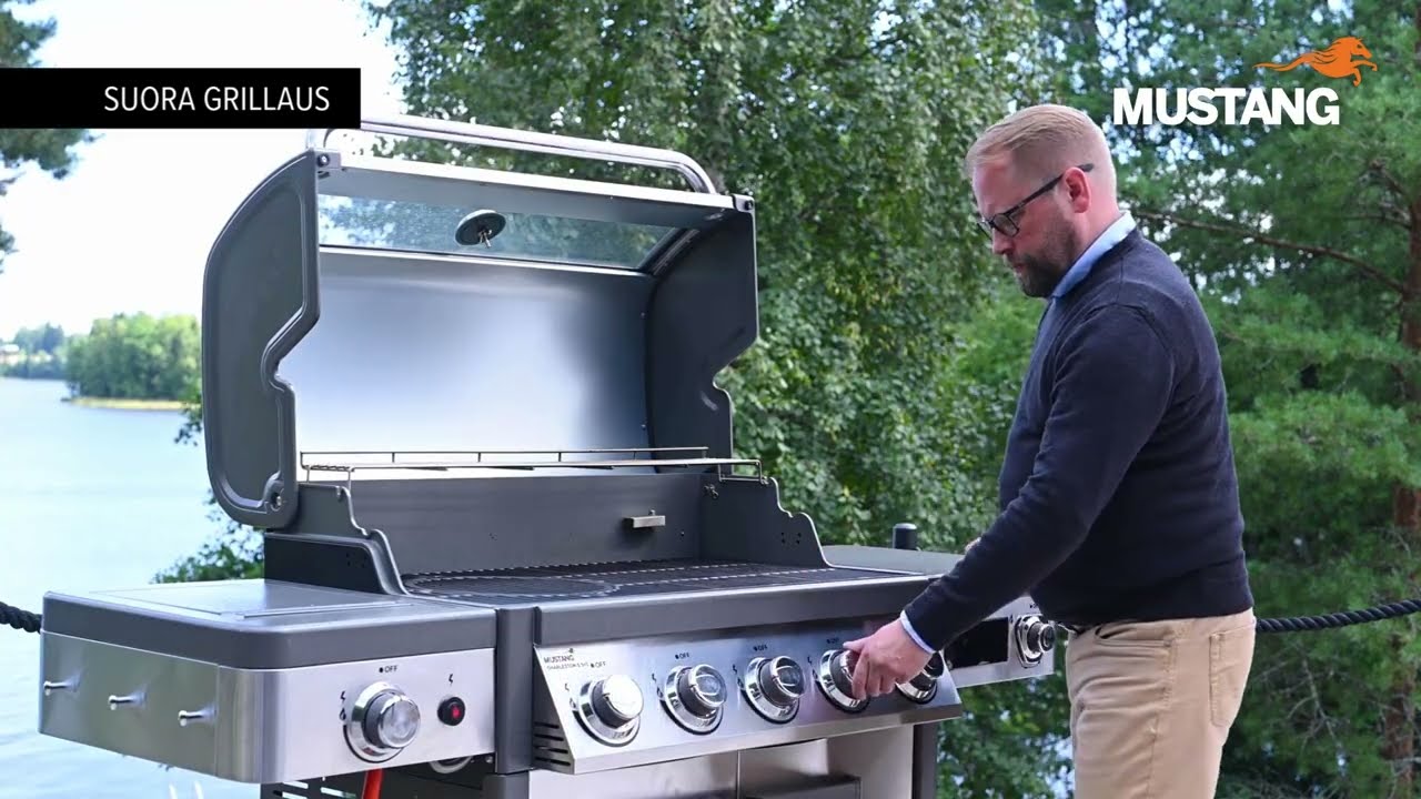 Charleston suora ja termostaattiohjattu epäsuora grillaus