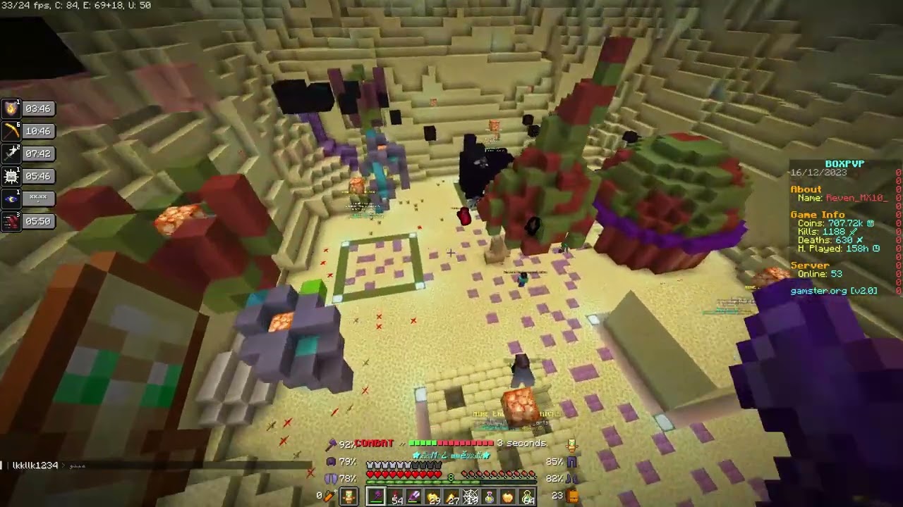 Killing People with Master Axe  in Box Pvp