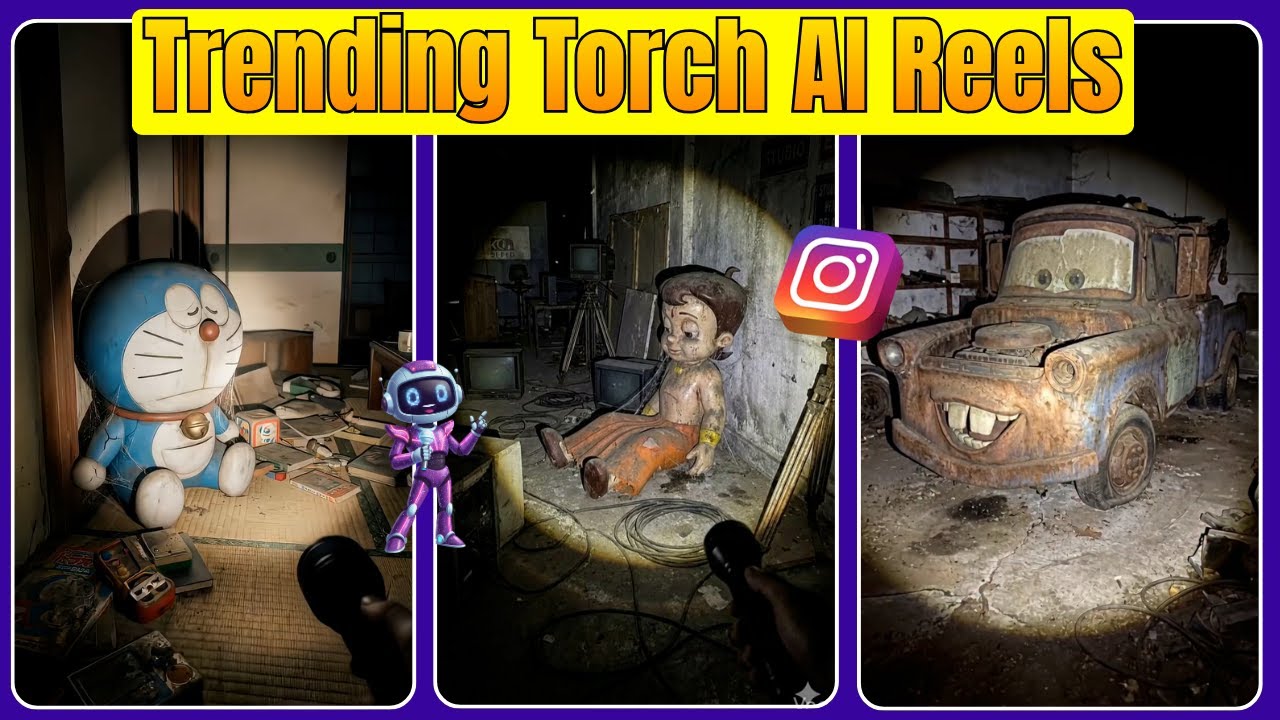 Instagram Trending Torch AI Cartoon Reels Kaise Banaye | Torch AI Trending Video