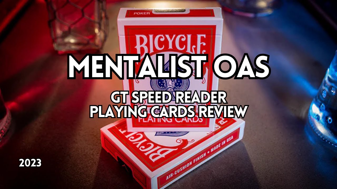 GT Speed Reader Playing Cards