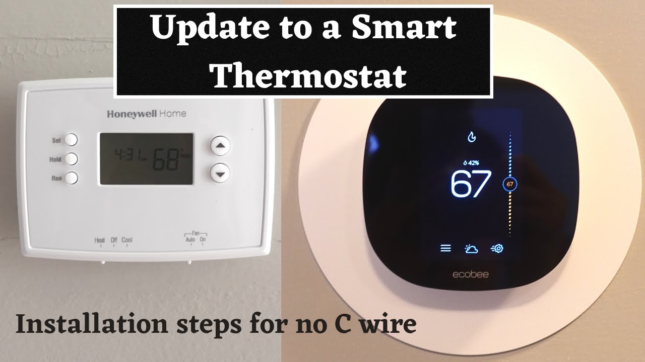 Как установить умный термостат Ecobee3 Lite || БЕЗ провода C
