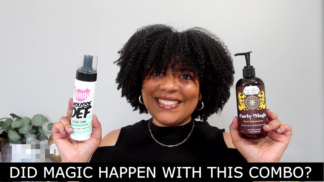 WASH N' GO USING Mousse Def and UFD Curly Magic | Did Magic Happen with This Combo? | NaturalRaeRae