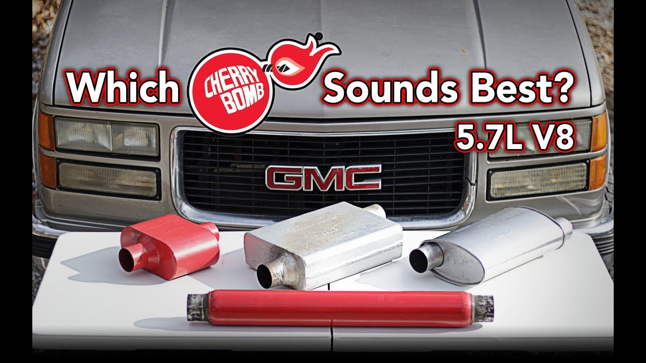 Comparing four Cherry Bomb® mufflers on my GMC Yukon - Sound Test 5.7L V8
