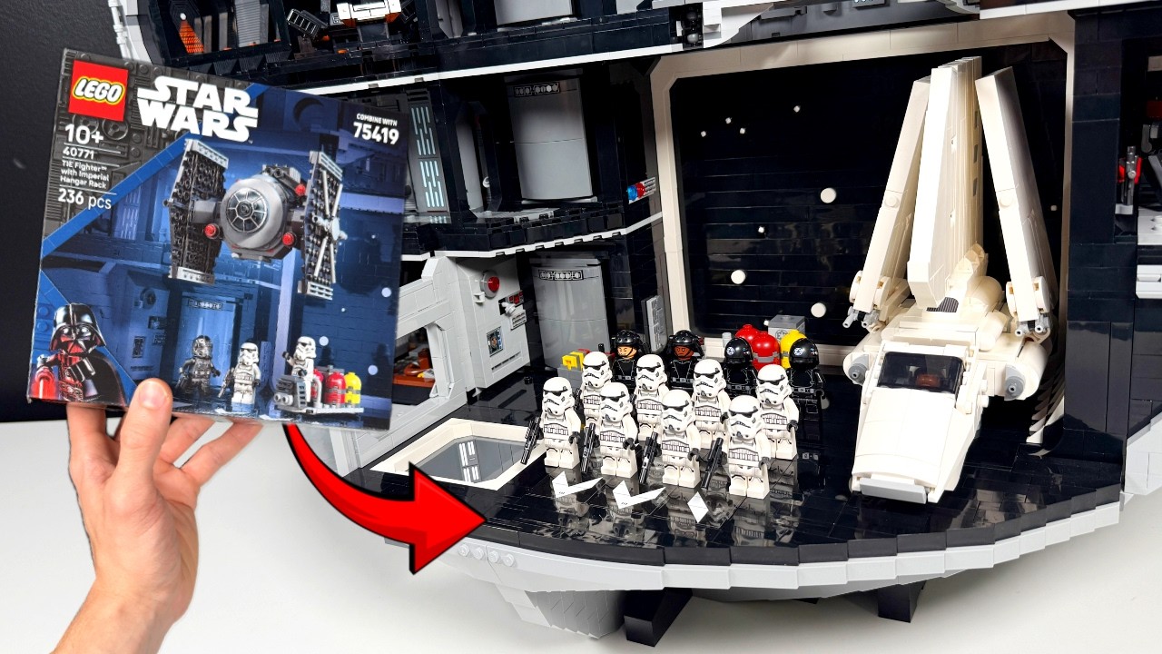 Ein 4+ Set als 1000€ Gratisbeigabe... | 'TIE Fighter with Hangar Rack' Review! | Set 40771