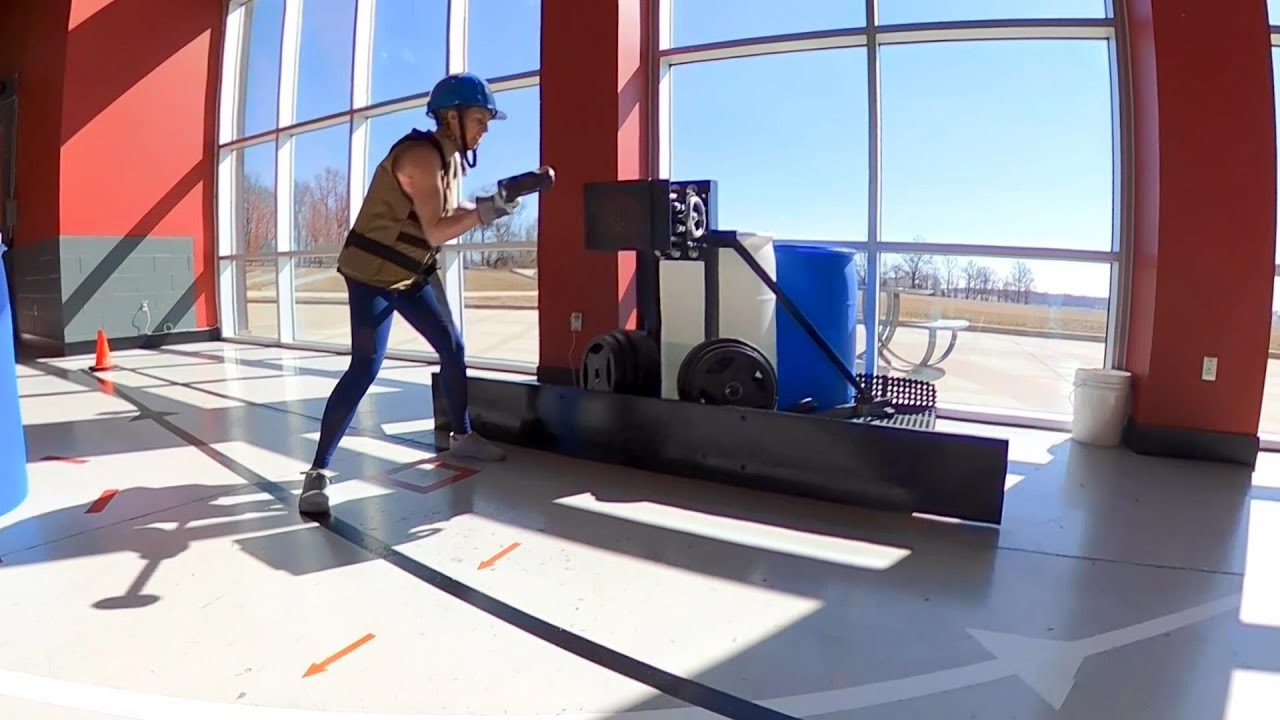114-lb Female Candidate demonstrates how to pass the test.