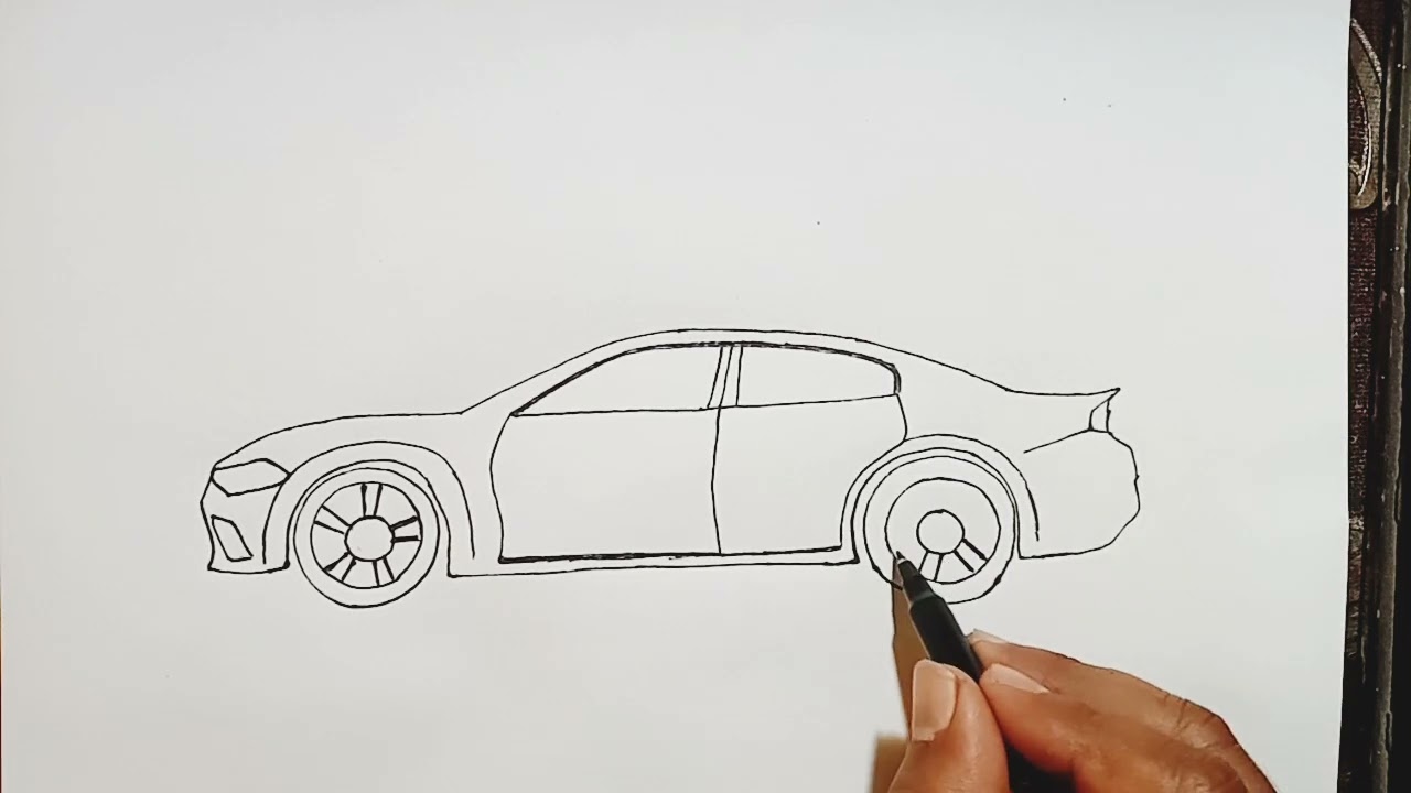 How to draw Dodge Charger
