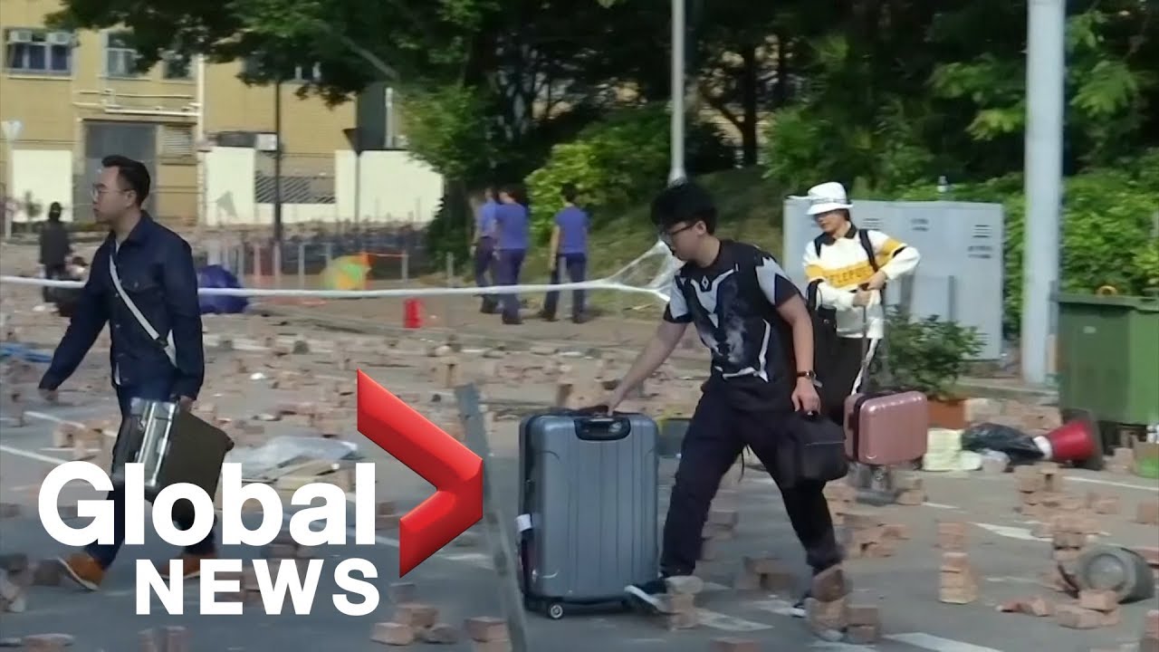 Chinese, foreign students fleeing Hong Kong universities as campuses become battlegrounds