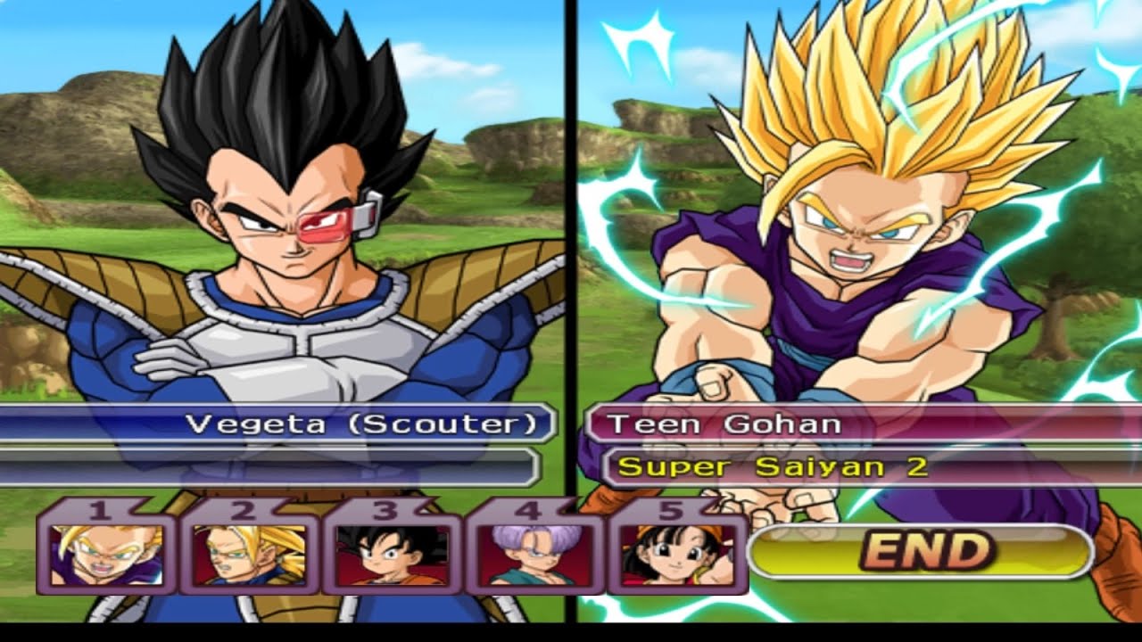Saiyajins puros vs saiyajins híbridos (5x5) Dragon Ball Z Budokai Tenkaichi 3