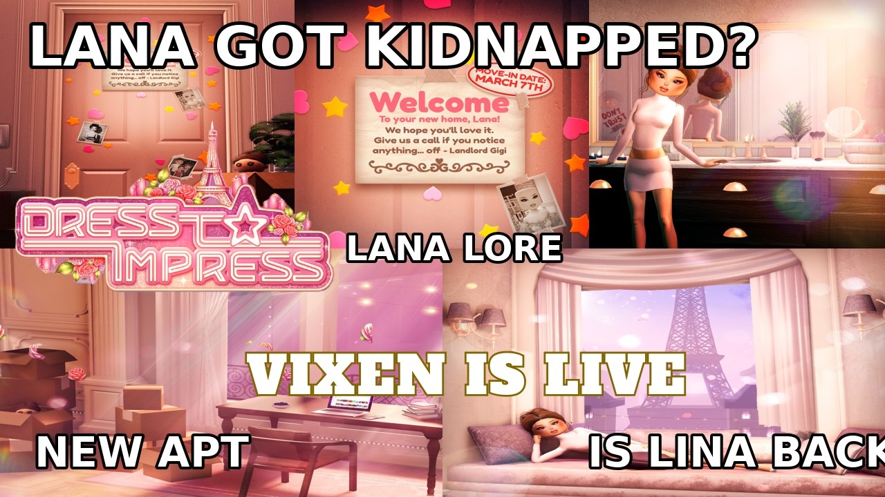 LANA LORE ?? NEW UPDATE IN DTI | DRESS TO IMPRESS | ROBLOX | | LANA NEW APARTMENT |