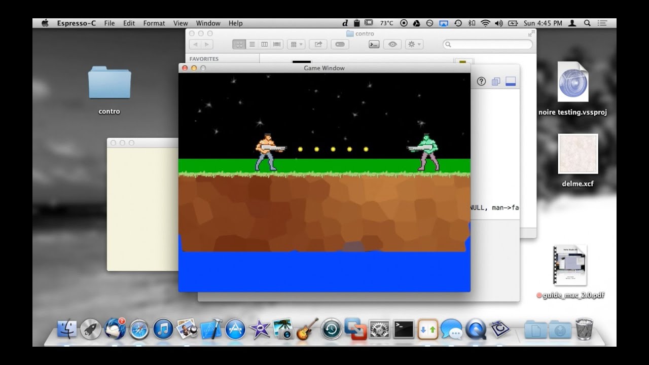 Learning C Game Programming - Simple Gun Shooting