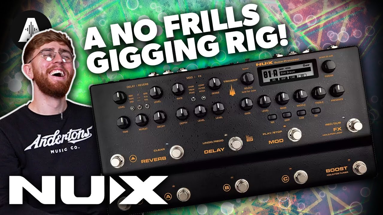 NUX Trident - A Streamlined Multi FX Pedal Great for Gigging!