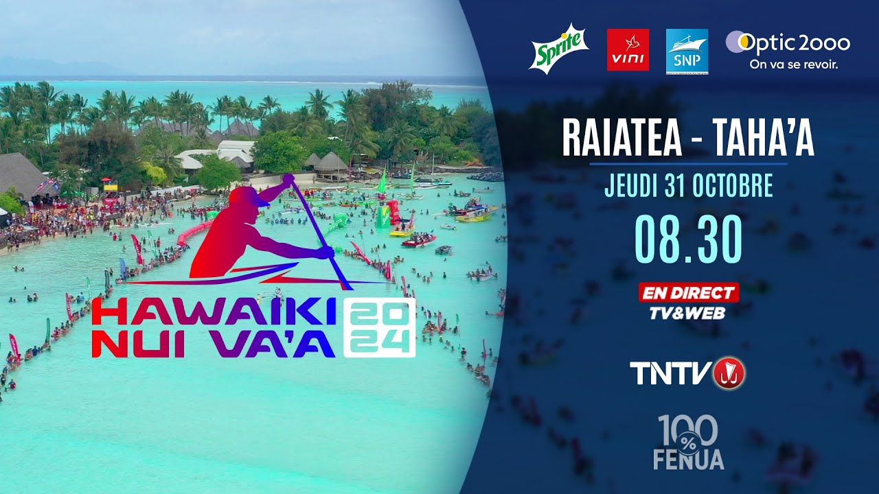 🔴 #LiveTNTV suivez la 2e étape de la Hawaiki Nui Va'a 2024