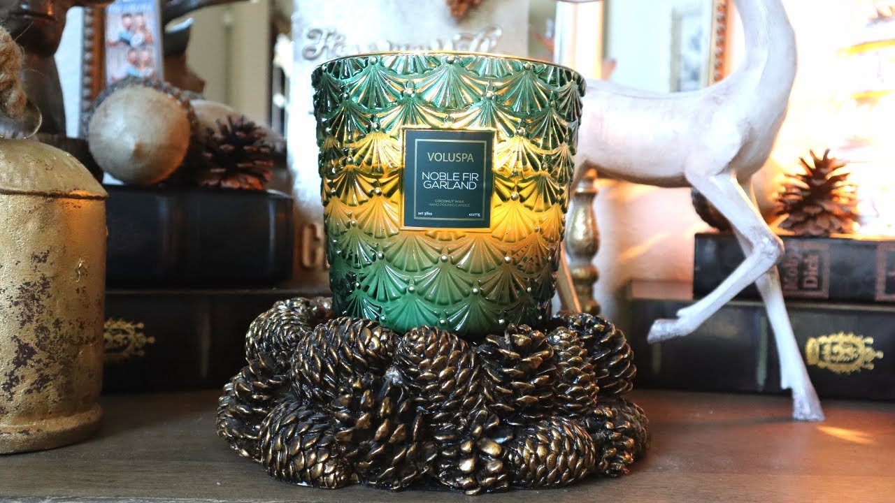 Candle Review: Voluspa Noble Fir Garland (INCREDIBLE and it's on sale now!)