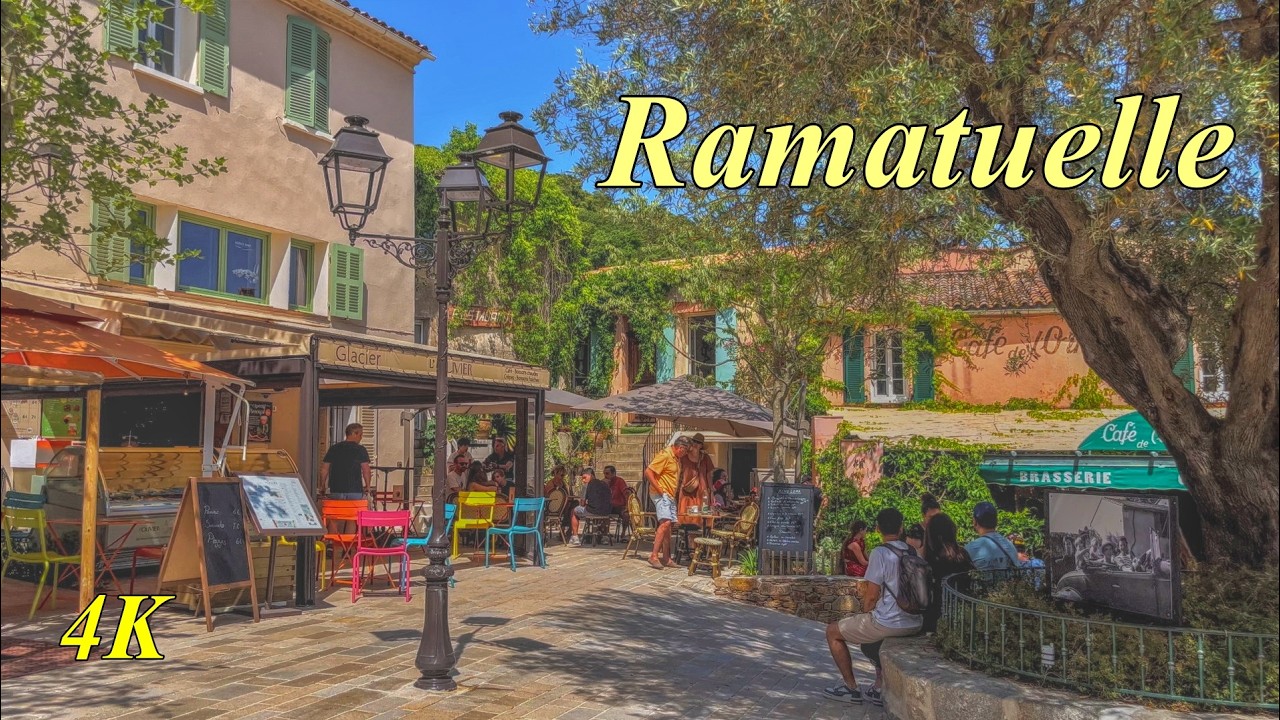 RAMATUELLE : Le Plus Beau Village du Golfe de Saint-Tropez [4K]