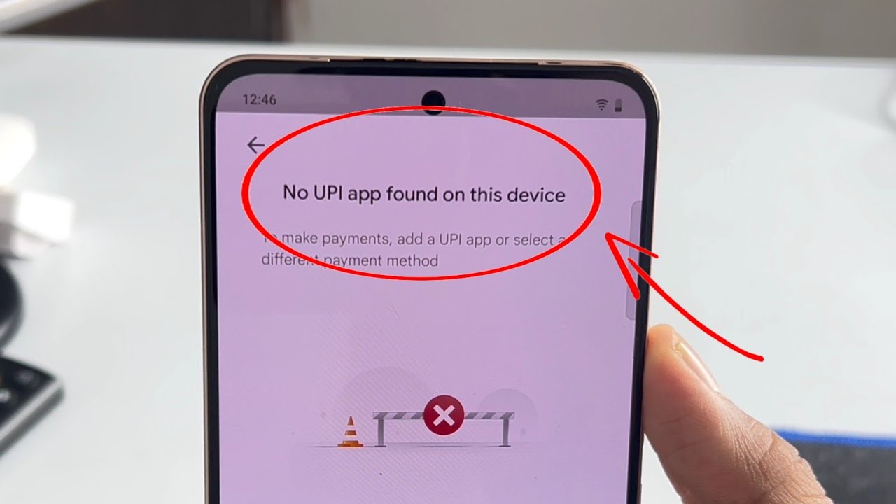 Fix No UPI app found on this device in Google Playstore 