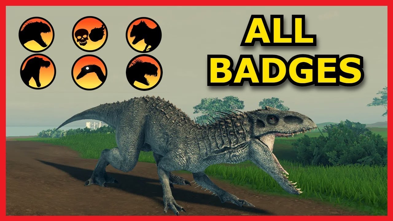How to get ALL BADGES in JURASSIC GENESIS (Roblox)
