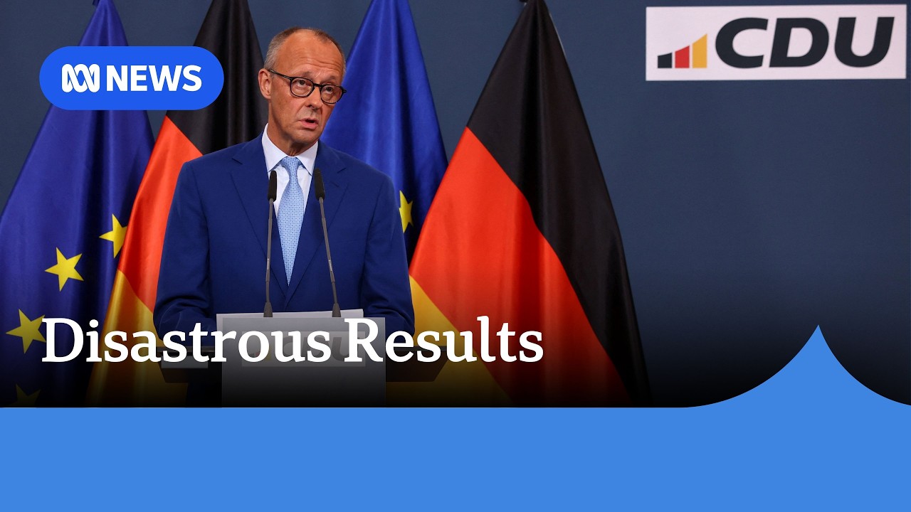 German chancellor's CDU crushed in two state elections | ABC NEWS