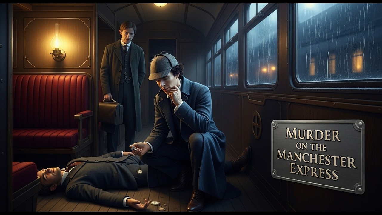 Sherlock Holmes & Murder on the Manchester Express | A Cozy Train Mystery
